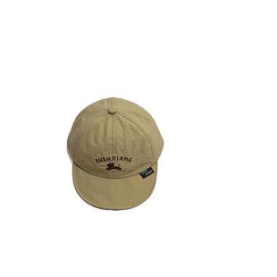 婴儿软檐鸭舌帽子男宝可爱狗狗刺绣遮阳帽轻薄速干宝宝穿搭棒球帽