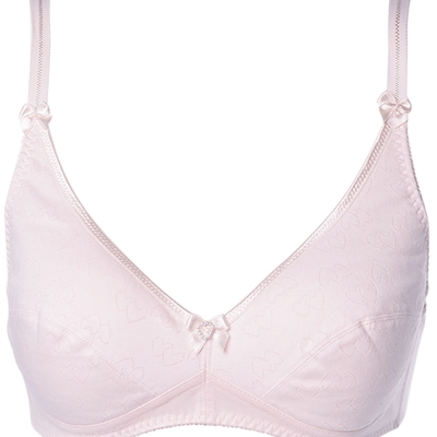 安莉芳棉质薄款无钢中老年文胸