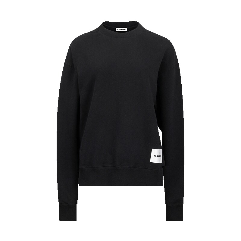 JilSander贴标舒适圆领卫衣女士