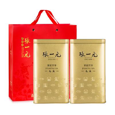 张一元茉莉花茶毛尖金桶