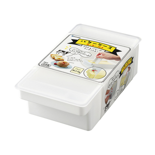 日本进口INOMATA黄油切割储存收纳盒奶酪芝士存放容器牛油保鲜盒