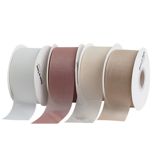 4.0绫光纱优质丝带蝉翼丝带绸带缎带花艺礼物包装蚕丝纱带