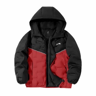 贵人鸟童装男童羽绒服儿童白鸭绒冬装男孩冬季本命年红色保暖外套