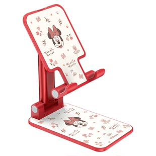 迪士尼卡通手机支架可旋转桌面手机架支架平板ipad支撑架通用360可调节升降便捷折叠架子懒人追剧绘画学习架