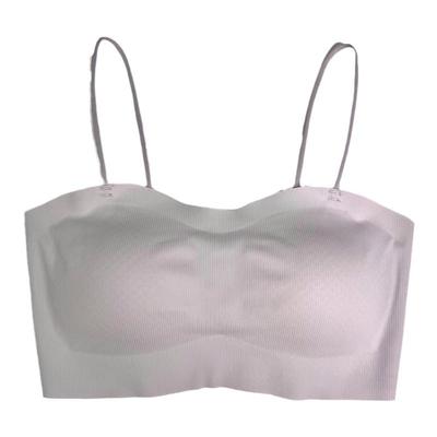 古妃冰丝抹胸吊带一字背心内衣