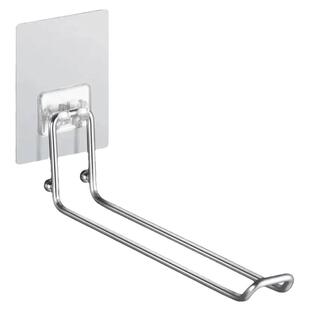 衣架收纳整理架神器阳台挂钩晾晒放衣架可折叠免打孔不锈钢壁挂式