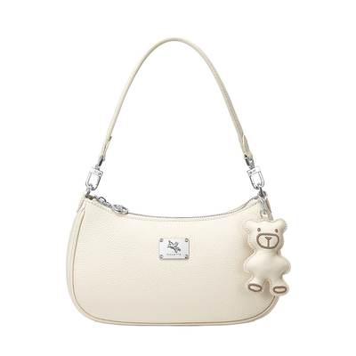 NU纽芝兰头层牛皮月牙腋下包