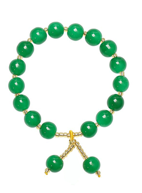 简约多彩米珠串手链夏日出游搭配