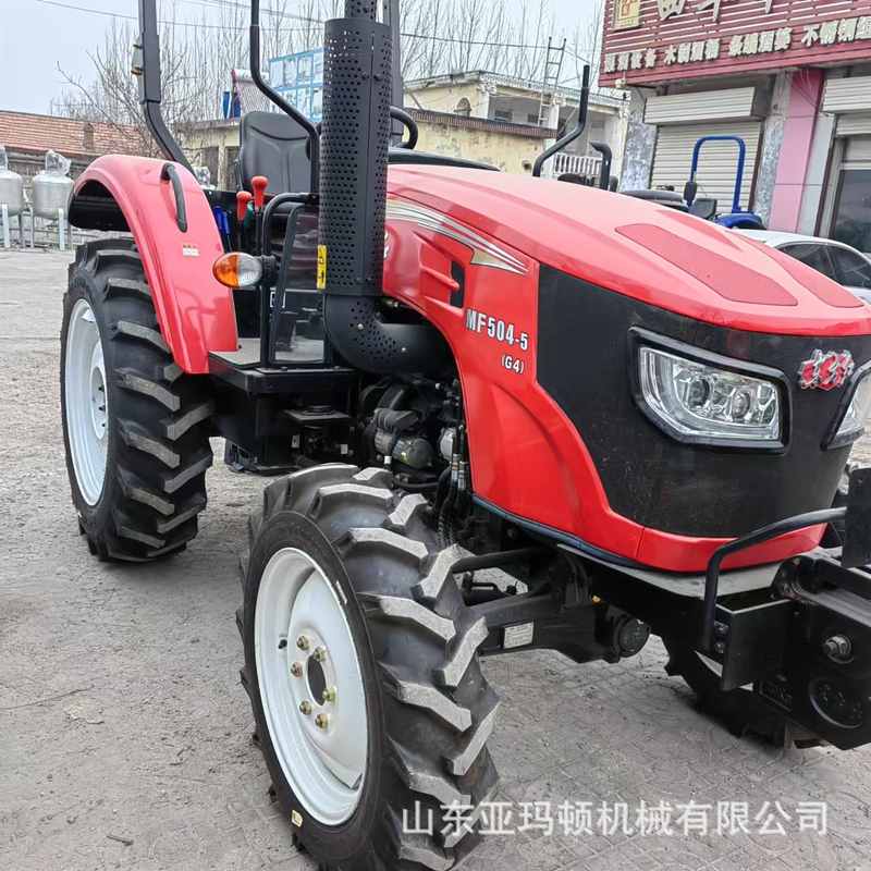大桥504拖拉机MF504农用四驱拖拉机8+8挡位强压多路阀耕地播种