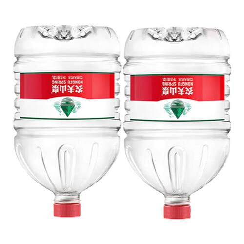 农夫山泉12.9L*2桶大瓶桶装天然家庭饮用水送货上门非12升矿泉水