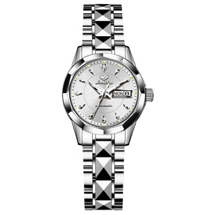 瑞士认证正品牌手表女士女款机械表女全自动防水钢带名式2025新款