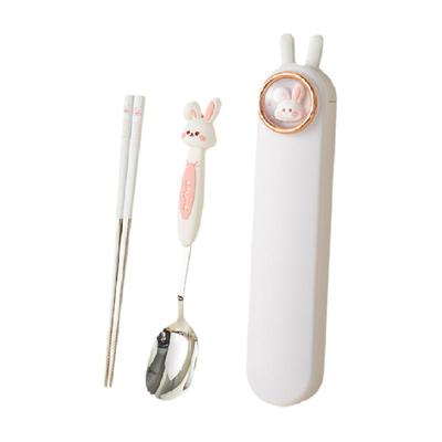 onlycook可爱316不锈钢餐具套装