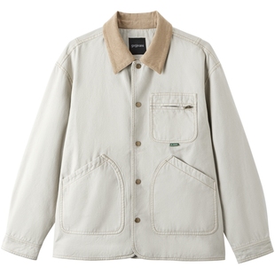 gxg.jeans男装 多色工装风底特律翻领巴恩风夹克外套男士26春热卖