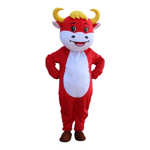 十二生肖马年吉祥物卡通人偶服装成人表演吉祥物演出玩偶道具头套