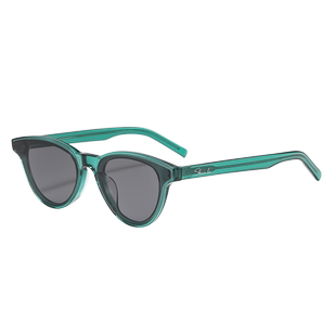 Shawnlee新款复古gm黑框墨镜女度假海边防晒防紫外线窄框太阳眼镜