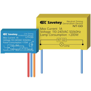 思万奇零线发生器智能开关单火供电套装400W大功率单火零线生成器