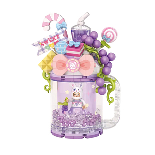 Loz积木拼装拼图益智玩具男孩女孩子奶茶杯雪糕流沙系列儿童礼物