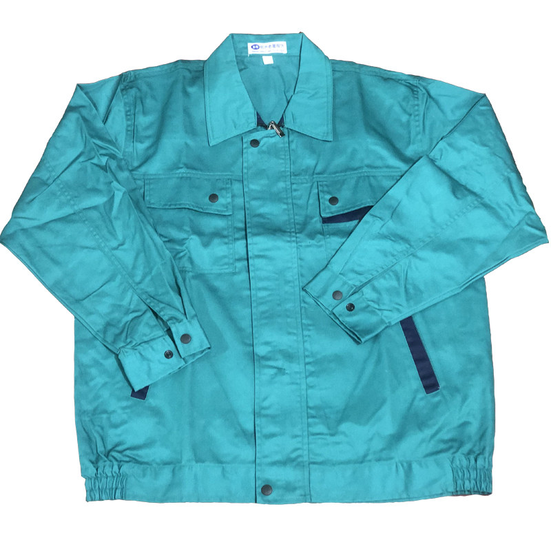 秋冬长袖工作服上衣男园林绿化物业保洁工装工程服厂服绿色劳保服