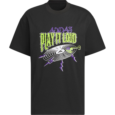 阿迪达斯男士透气篮球运动短袖