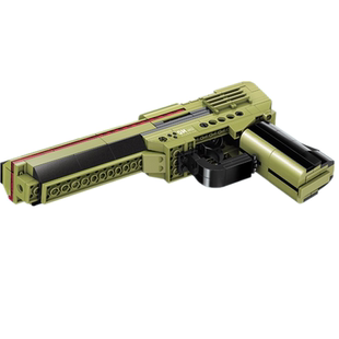 拼装插积木枪武器发射吃鸡手枪和平98k儿童男孩新年礼物益智玩具