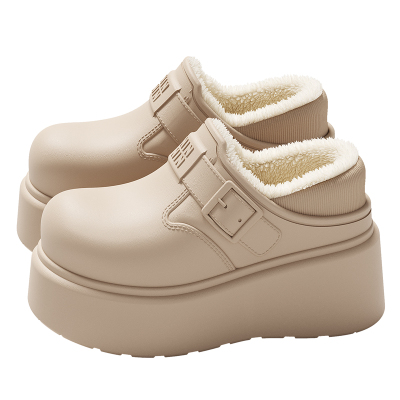 厚底防水棉拖鞋女款冬季2025新款