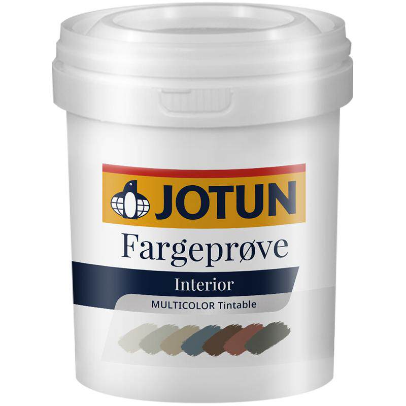 JOTUN佐敦0.9L试色漆环保装乳胶漆面漆内墙漆家用自刷可调色涂料