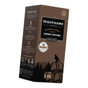 【烈酒桶的温柔】勃塔夜鹰波本桶陈酿赤霞珠3L红葡萄酒原装盒装