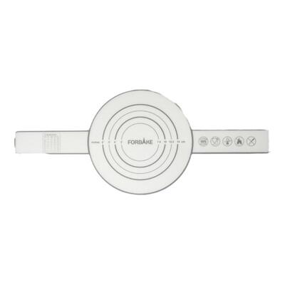 法焙客欧包烤垫转移垫圆形长柄吊带加厚硅胶烤垫提手面包垫耐高温