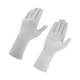 迪卡侬手套防晒薄款女男款长短防紫外线骑行透气全指防滑透气OVFI