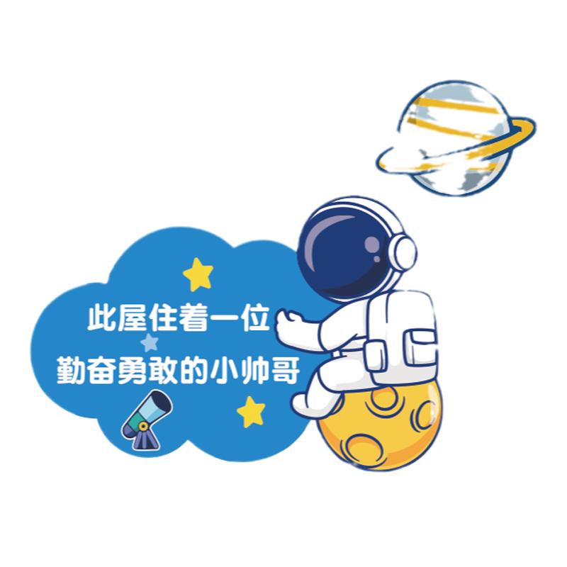 网红公主门上创意挂牌装饰女生儿童小房间布置卧室墙面物件贴纸画