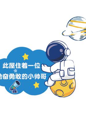 网红公主门上创意挂牌装饰女生儿童小房间布置卧室墙面物件贴纸画