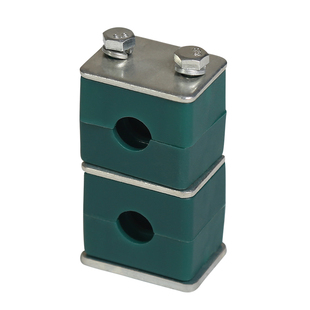 轻型塑料管夹上下层液压管夹船用油管管卡管夹固定夹子6mm-42mm