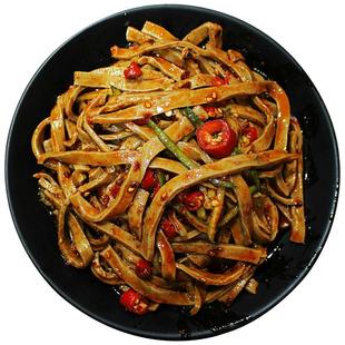 醋粉陕西宝鸡特产美食小吃速食开袋即面皮黑凉皮正宗免煮米皮