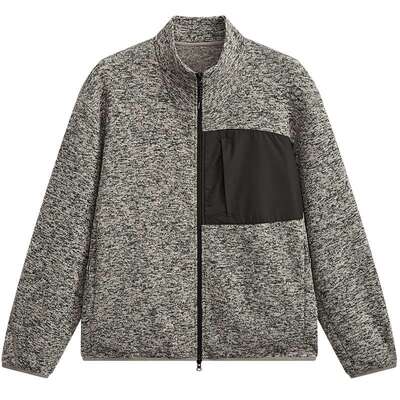 MODE COMMUTER | MC花纱抓绒针织防风保暖柔软亲肤立领针织夹克