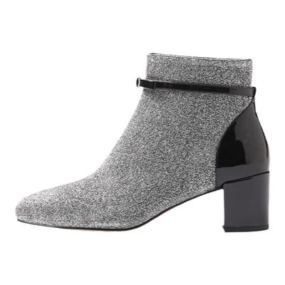 SbySTELLA小露娜圆头粗跟短靴