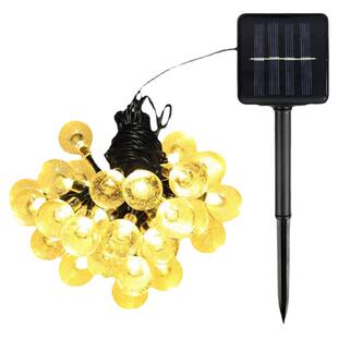 室外围栏跑马灯带护栏led氛围防水灯条 院子装饰太阳能彩灯流水灯