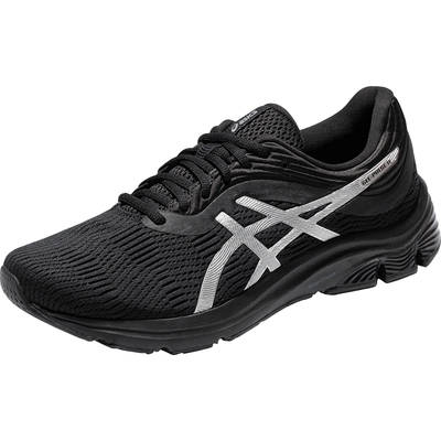 亚瑟士男子跑鞋网面黑色