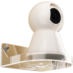 家用摄像头墙上置物架免打孔路由器顶盒托架放室内外监控器支架子