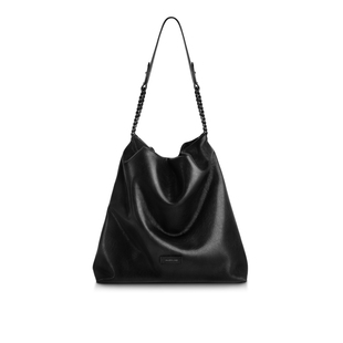 INJOYLIFE链条垃圾袋包包大容量托特包软皮简约休闲通勤包单肩包