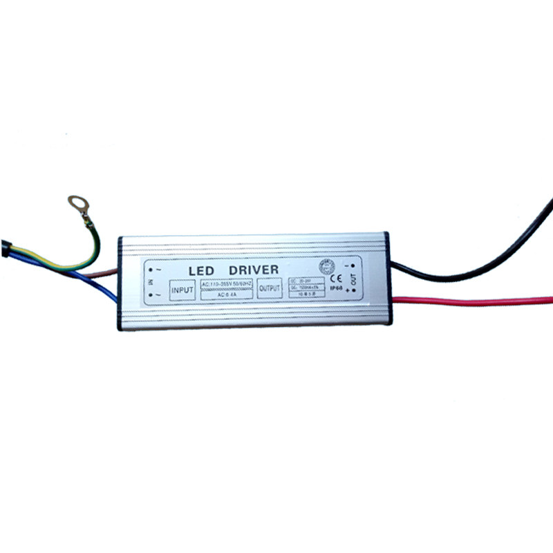 LED灯珠30W50W100W投光射灯户外路灯芯片光源220V电源驱动整流器