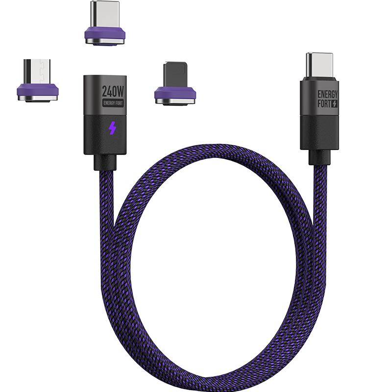 PD240W磁吸充電數(shù)據(jù)線CtoC快充線公對公PD3.1適用小米15Pro閃充100W華為pura70快充Mac筆記本Switch安卓通用
