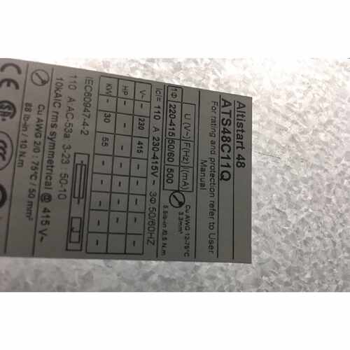 议价全新施耐德软启动ATS48C11Q便宜卖