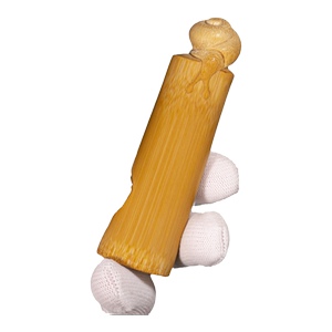 艺竹情名师精雕实心竹蜗牛目配饰