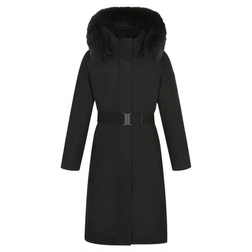 NEPA耐葩户外秋冬百搭户外女士长款GTX防风透湿连帽羽绒服CJ82075