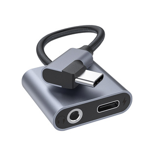 TYPE-C转3.5mm转接线PD快充适用三星S24ultra耳机充电二合一DAC数字zFold6手机filp5平板iPadPro转换器小尾巴