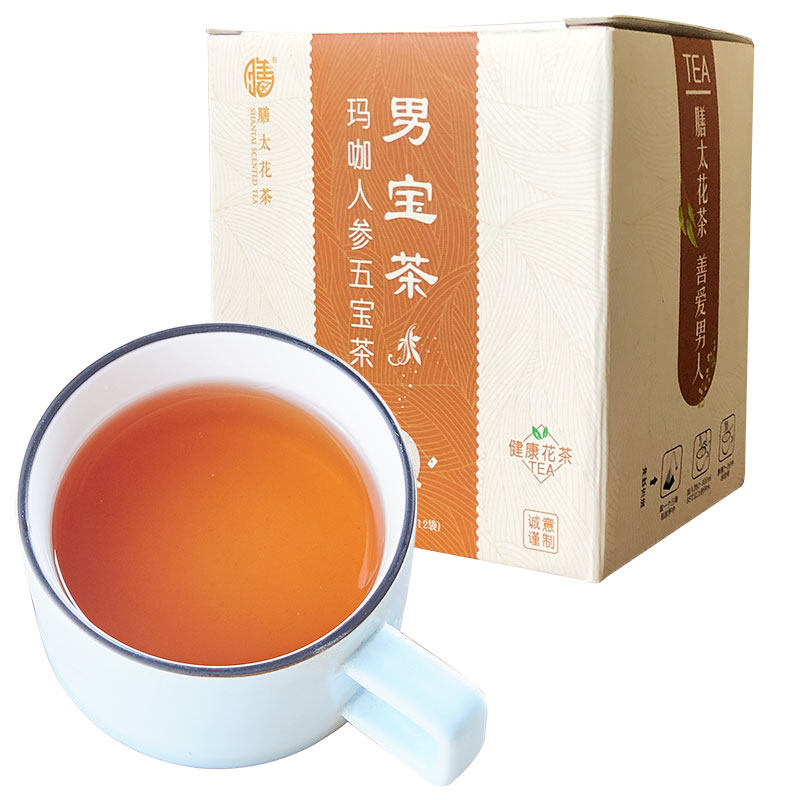 玛咖人参养生滋补茶组合花茶冠膳