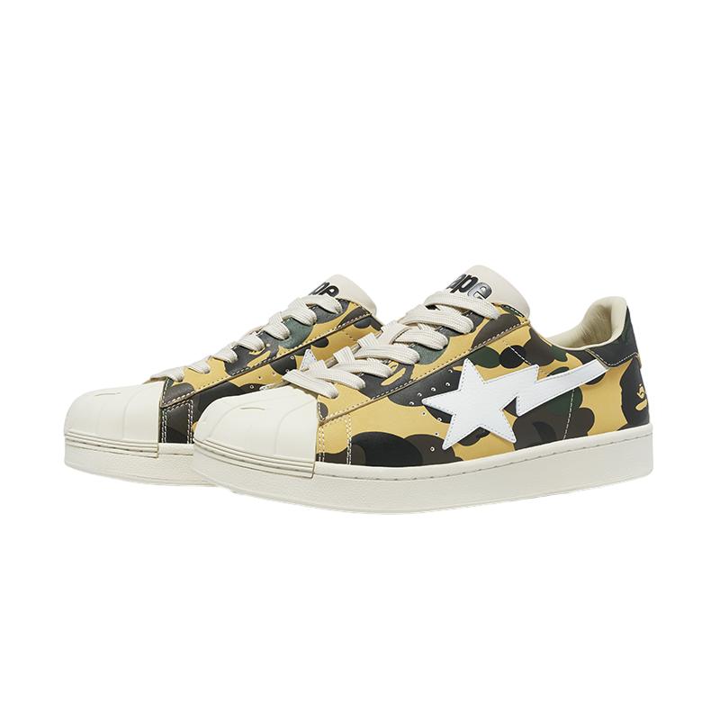 BAPE SKULL STA男女鞋春夏猿人迷彩图案星标休闲鞋191008K