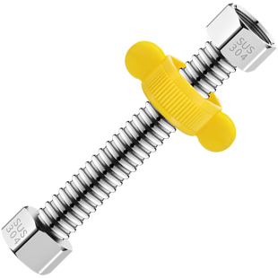 304不锈钢波纹管4分冷热进出水管金属高压防爆软管热水器专用管子