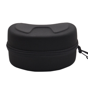 大号大镜盒风镜滑雪镜防护眼罩护目镜防护眼镜盒便携拉链包布袋