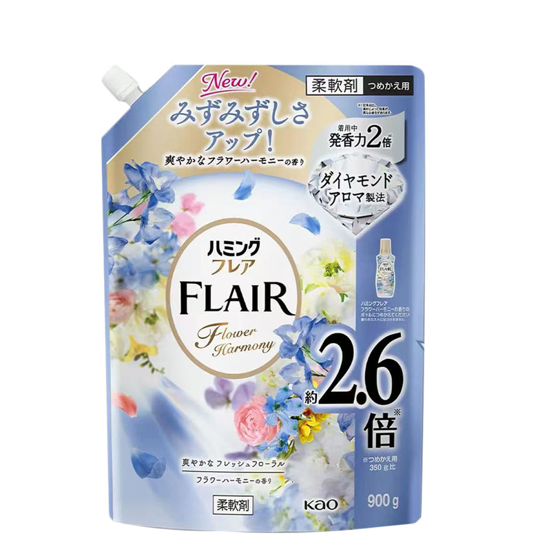 日本花王衣物柔顺剂留香除皱